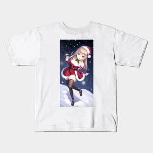 Santa Girl Kids T-Shirt